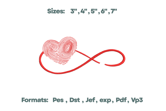 Download Infinity Fingerprint Heart Love Art - Love Collection