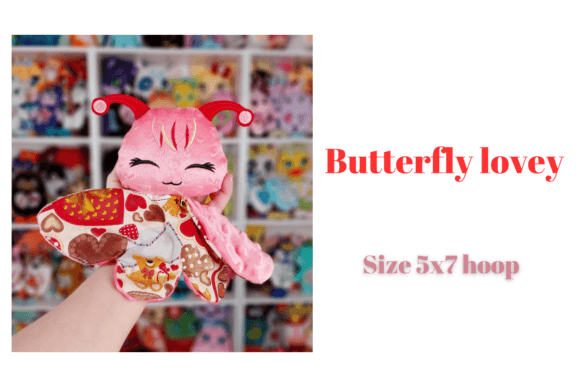 Download Baby Bee-butterfly Jointed Lovey Girl - Love Collection