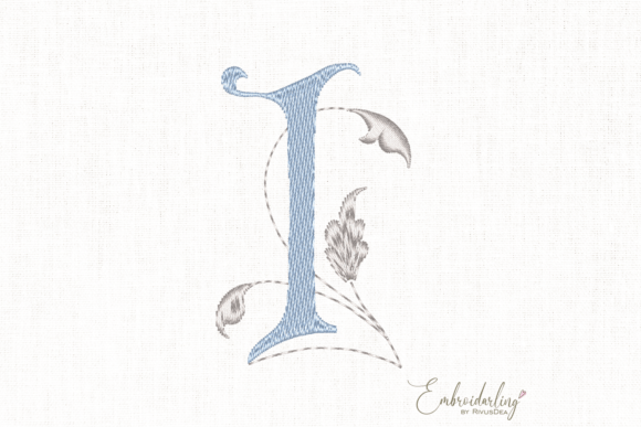 Download Wedding Monogram I, Embroidery Letter - Gram Collection