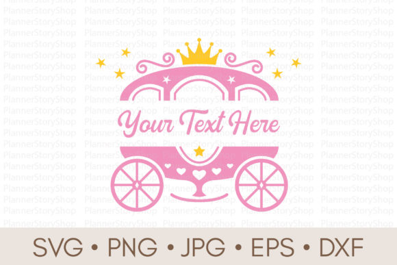 Download Princess Carriage Monogram - Gram Collection