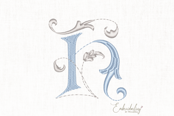 Download Wedding Monogram H, Embroidery Letter - Gram Collection